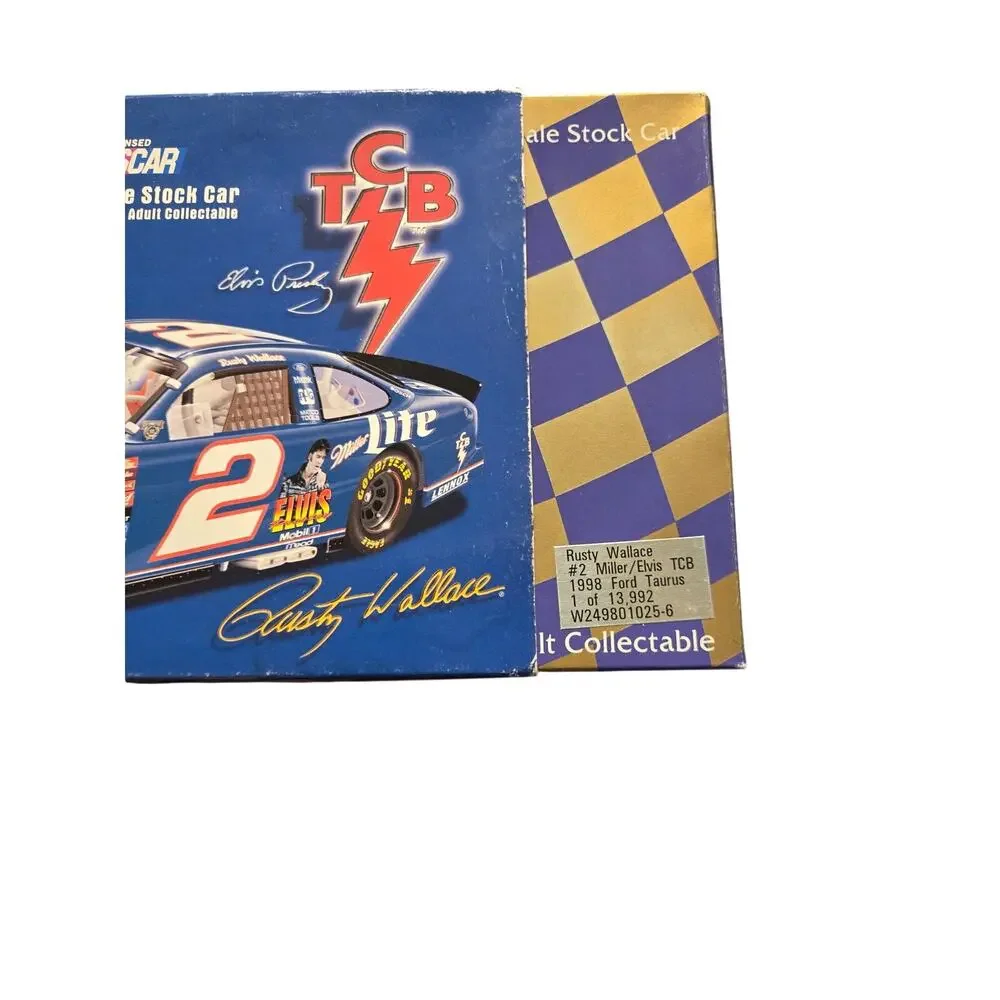 Rusty Wallace #2 Miller Lite Elvis TCB 1998 Ford Taurus 1:24 Action NASCAR